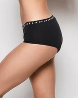 Boyshort Period Panties Tuxedo Black