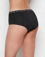 Boyshort Period Panties Tuxedo Black