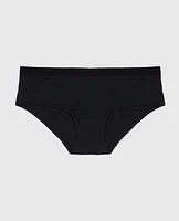 Hipster Panty with Vanishing Trim Tuxedo Black
