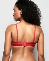 Soutien-gorge pigeonnant confortable rouge cosmo