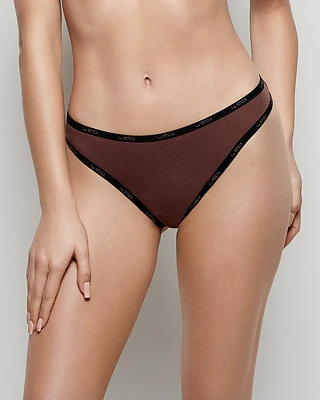 Tanga avec bordure à logo cèdre ancien