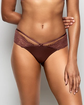 Lace Cheeky Panty Dusty Cedar