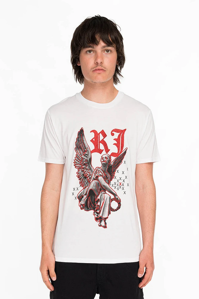 NEON ANGEL MENS T-SHIRT WHITE