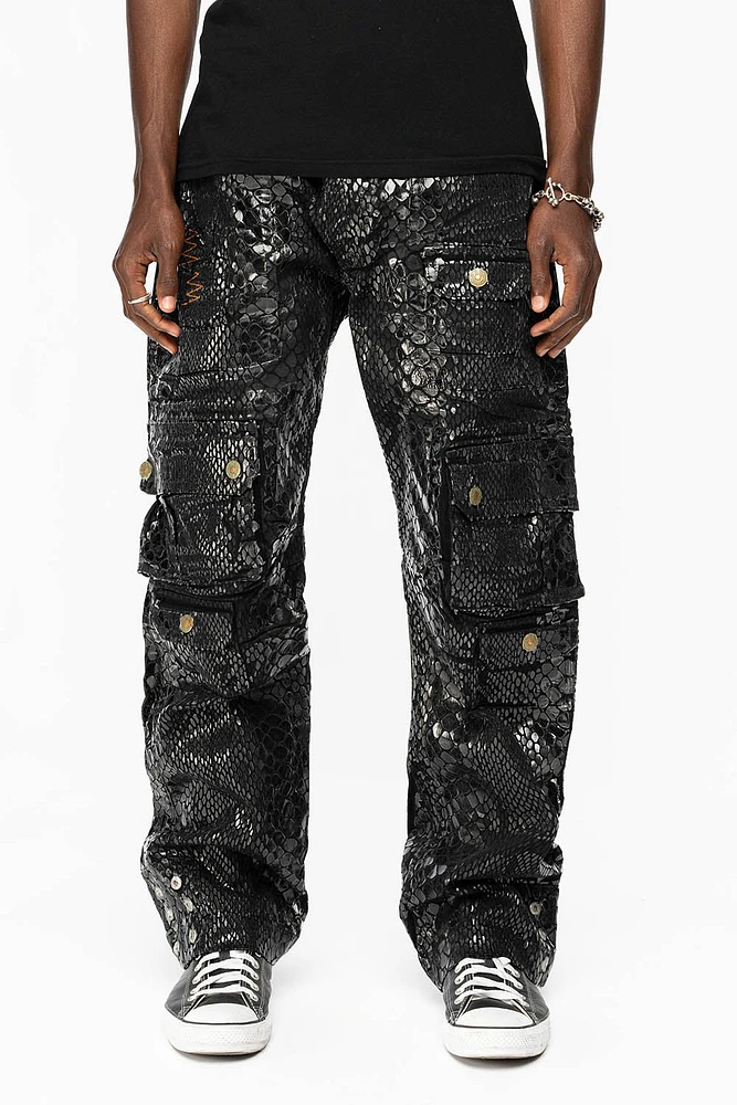 ORIGINAL ROBIN’S JEAN CALL OF DUTY CARGO PANTS LIZARD BLK