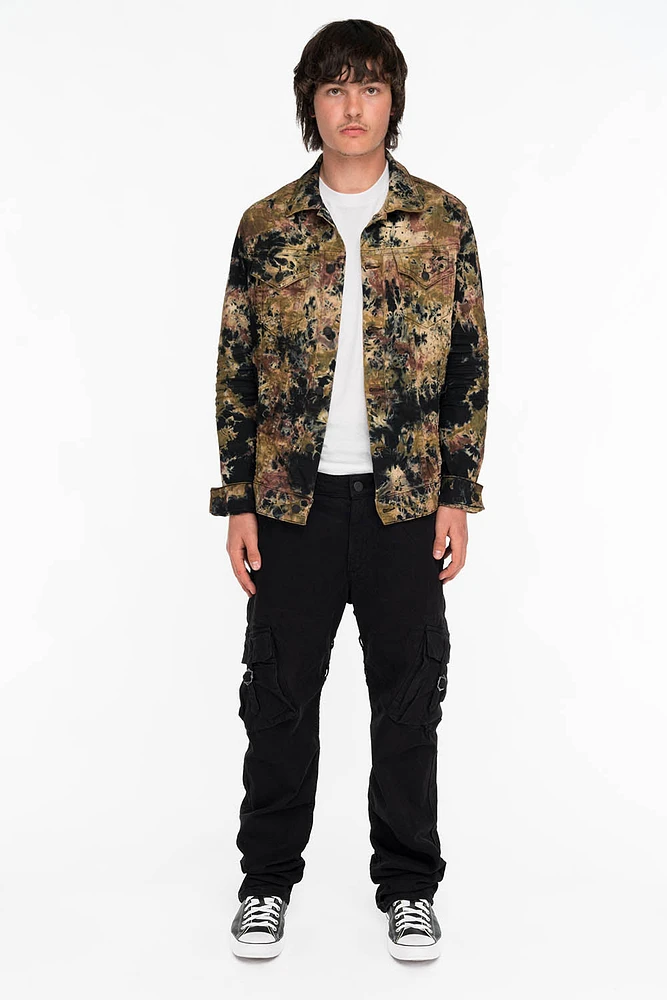 ROBINS NEW MILITARY STYLE CARGO PANTS BLACK
