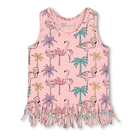 Camisole Palmier Tropical 7-10ans