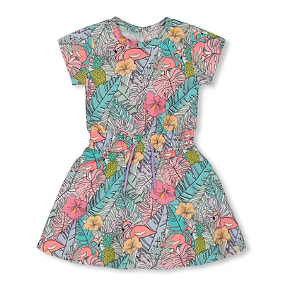 Robe FlaManteau Mi-Saison Tropical 7-10ans