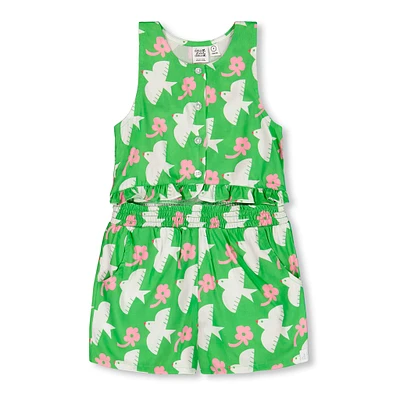 Birds Jumpsuit 7-10y