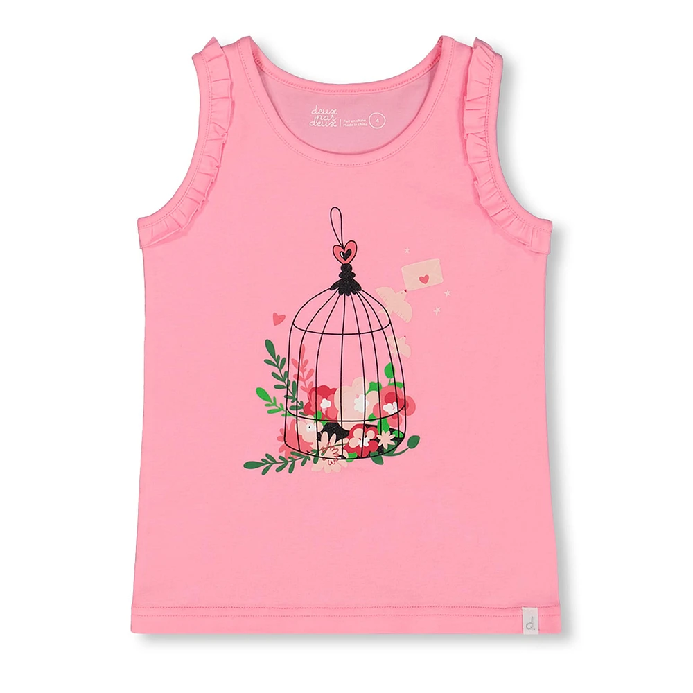 Camisole Oiseaux 7-10ans