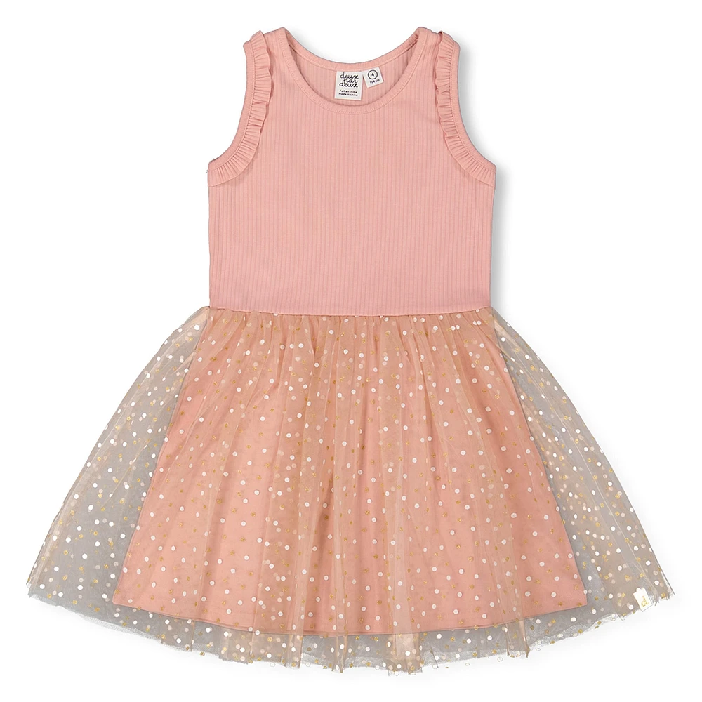 Robe Rose Jolie 7-10ans