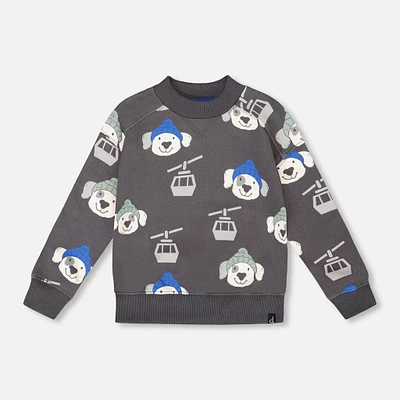 Ski Dog Sweatshirt 3-6
