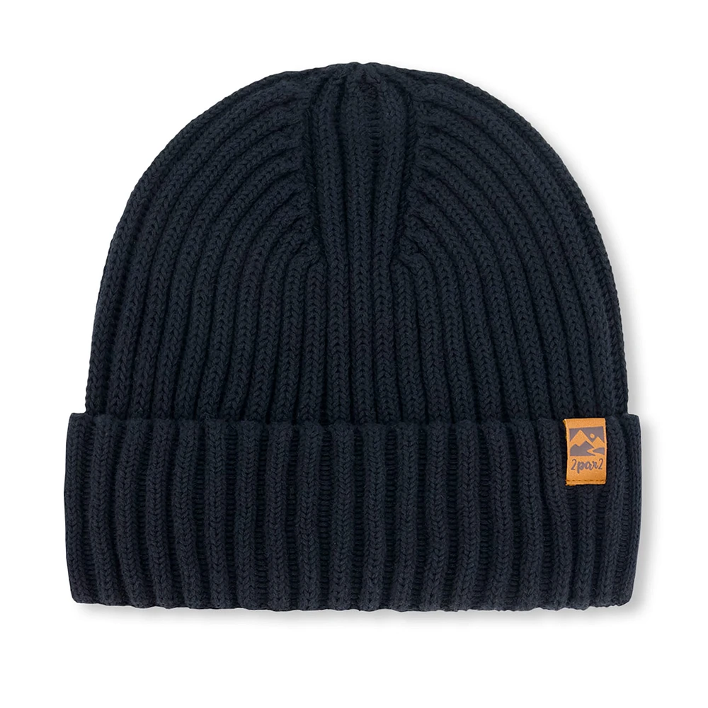 Tuque Tricot Noire 2-14ans