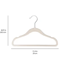 Cintres en Velours - Crème
