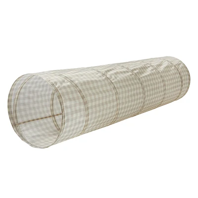Recycled Fabric Play Tunnel - Gingham