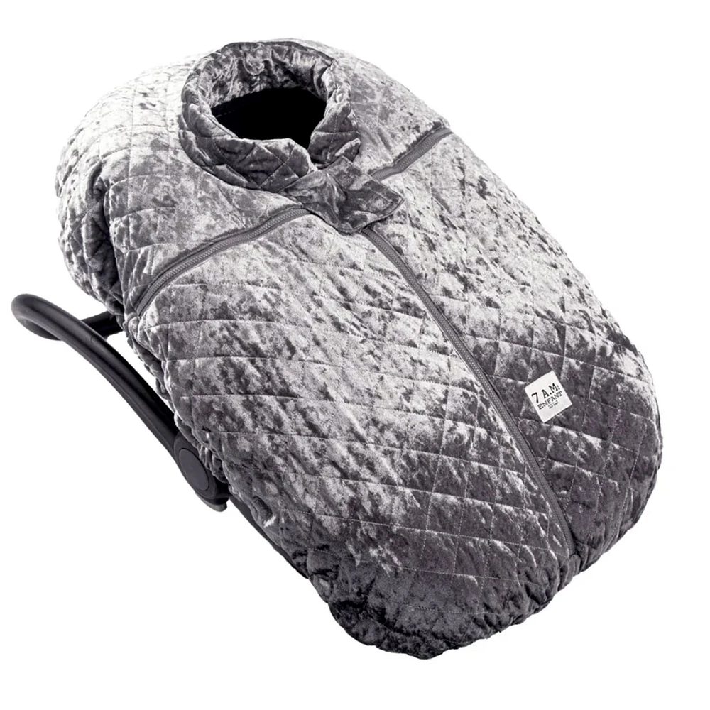Housse de Siège d'Auto Cocoon - Velour Gris 0-12mois