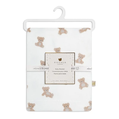 Printed Plush Blanket -Teddy