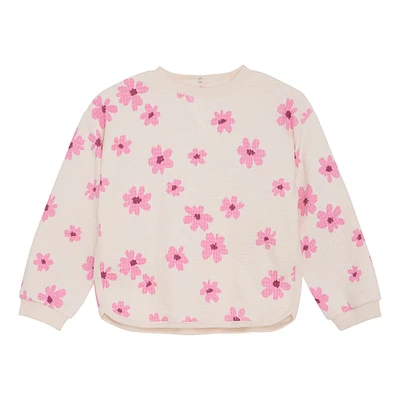 Gilet Ouaté Fleurs 2-12ans