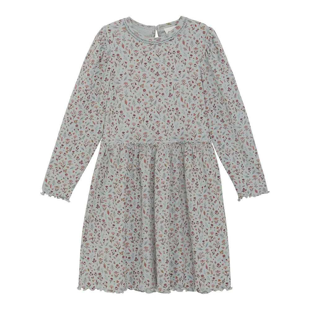 Robe Imprimée Fleurs 3-8ans