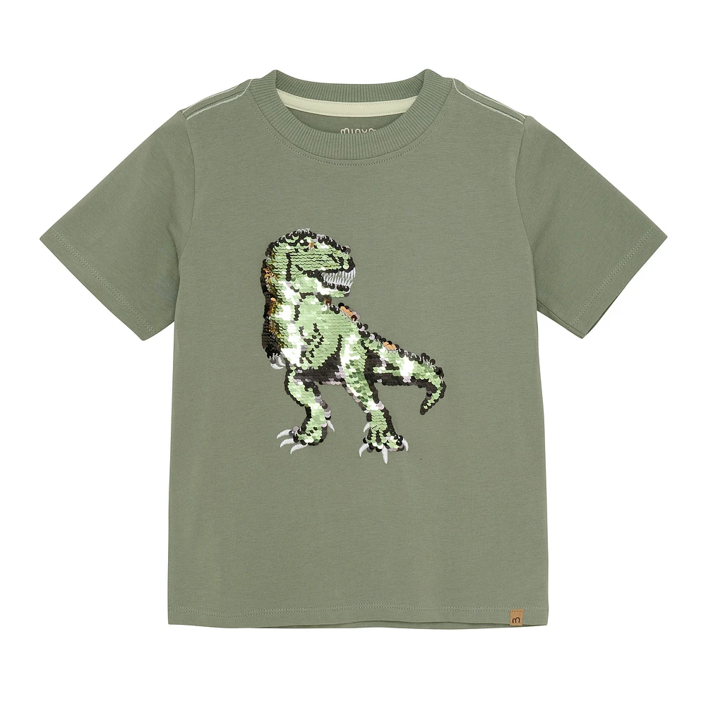 T-shirt Dino Paillette 3-8ans
