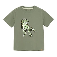 T-shirt Dino Paillette 3-8ans