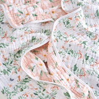 Couverture de Rêve en Mousseline de Coton - Jardin des Papillons