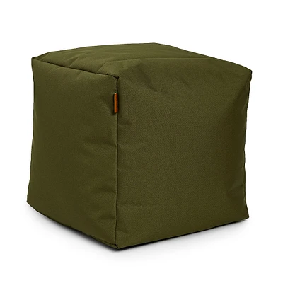 Pouf Repose-Pieds Carré - Olive