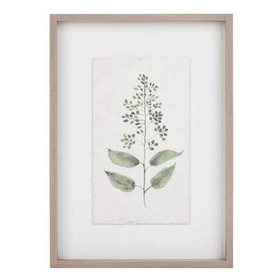 Cadre Motif Fleur Feuillage