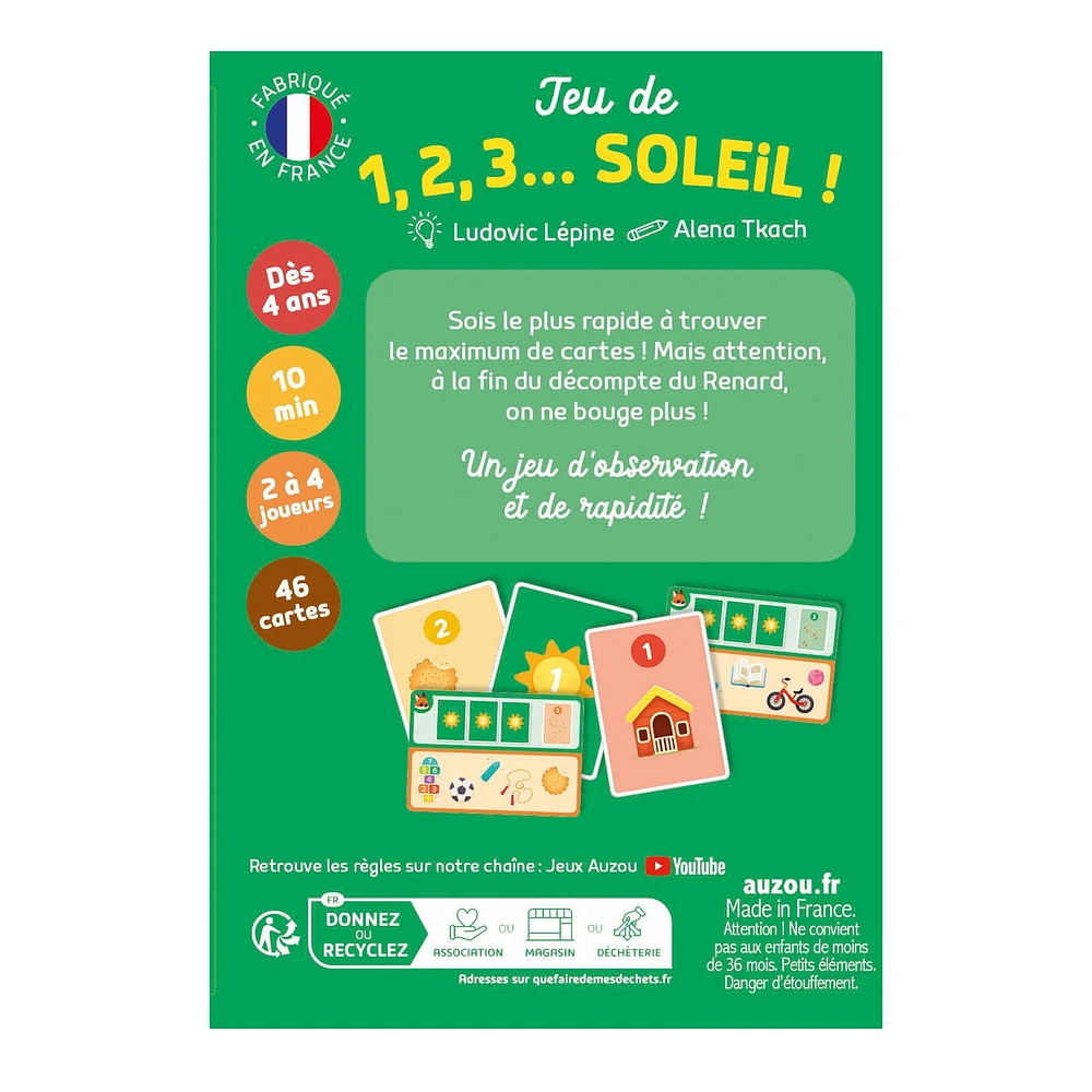 Jeu 1,2,3 Soleil!