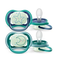 Suce Ultra Air Nighttime 6-18 mois Étoile Endormie / Lune (2