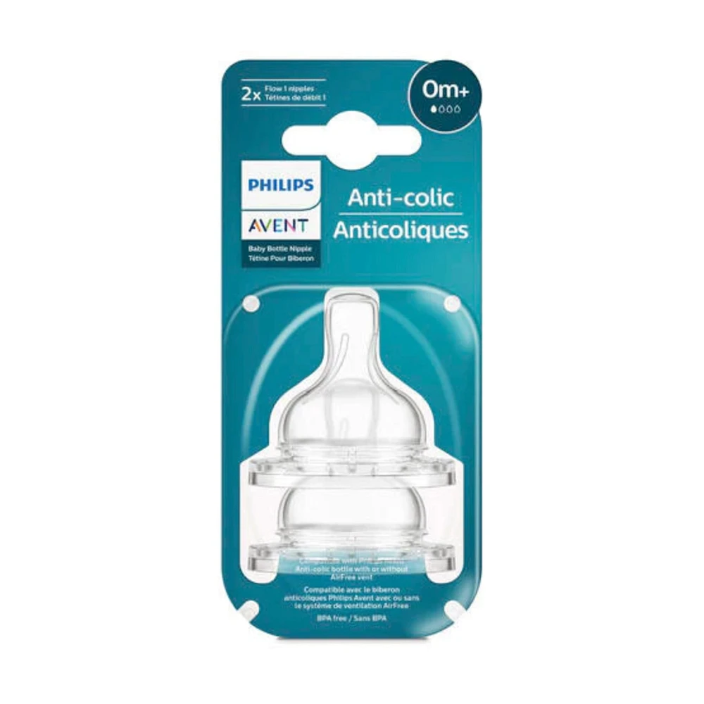 Tétines Anticolique (2) Niveau 1 pour 0mois