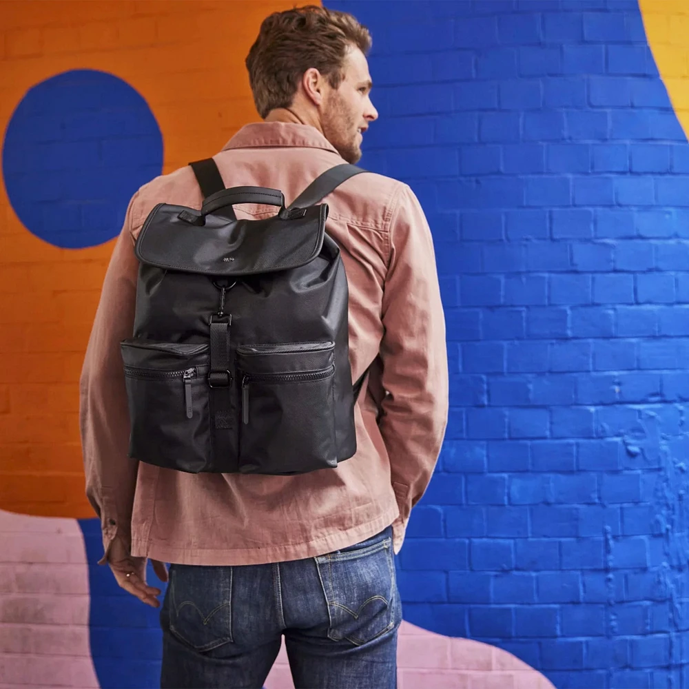 Sac à couches à Dos - Noir