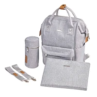 Sac à Couches à Dos Mani - Gris
