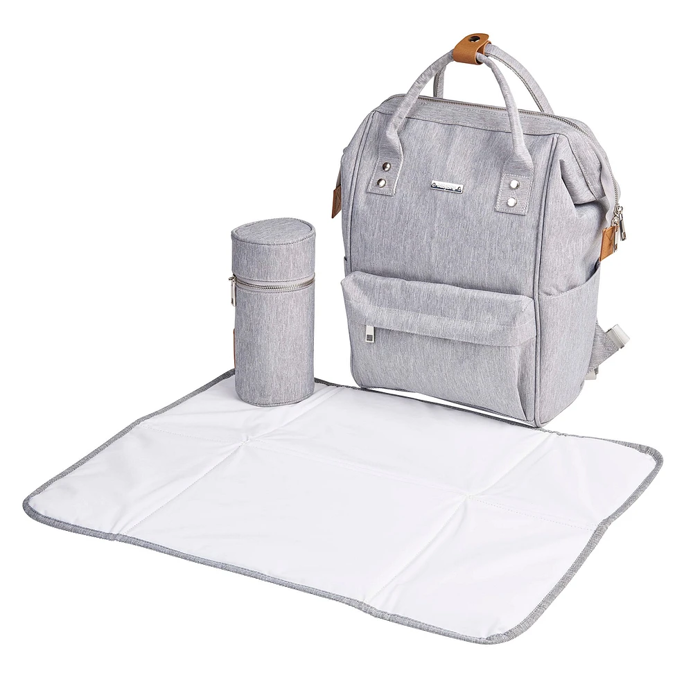Sac à Couches à Dos Mani - Gris