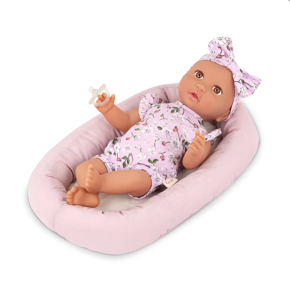 Poupée Nouveau-Née avec Coussin