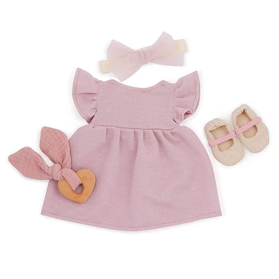 Pink Dress Outfit for Doll