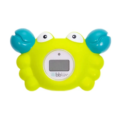 Thermomètre de Bain Crabe Krab - Bleu / Vert