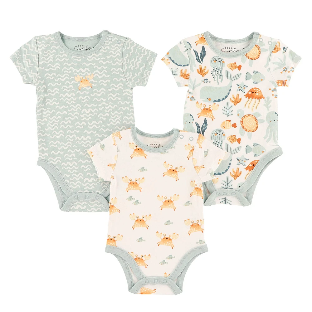 Ocean 3 Pieces Bodysuit Set 0-30m