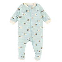 Pyjama Rayé Jardin 0-30mois
