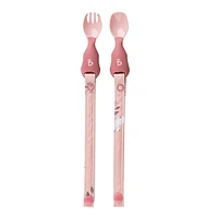 Baby Cutlery Attachable - Blush