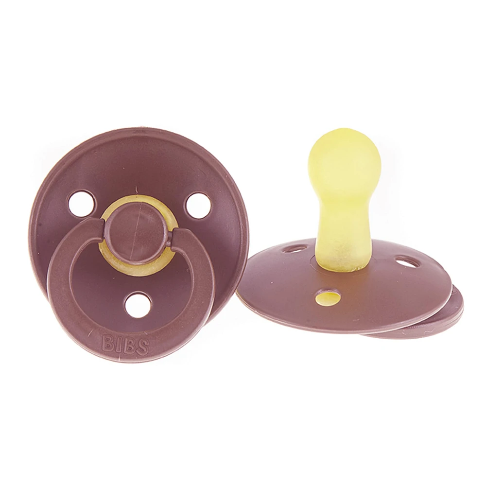 Pacifier Bibs 0-6m Set of 2 - Heather (Size 1)