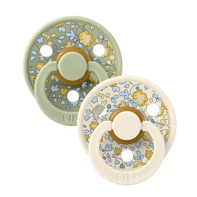LIBERTY Pacifier Bibs 0-6m Set of 2 - Sage (Size 1)