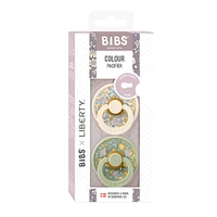 LIBERTY Pacifier Bibs 0-6m Set of 2 - Sage (Size 1)