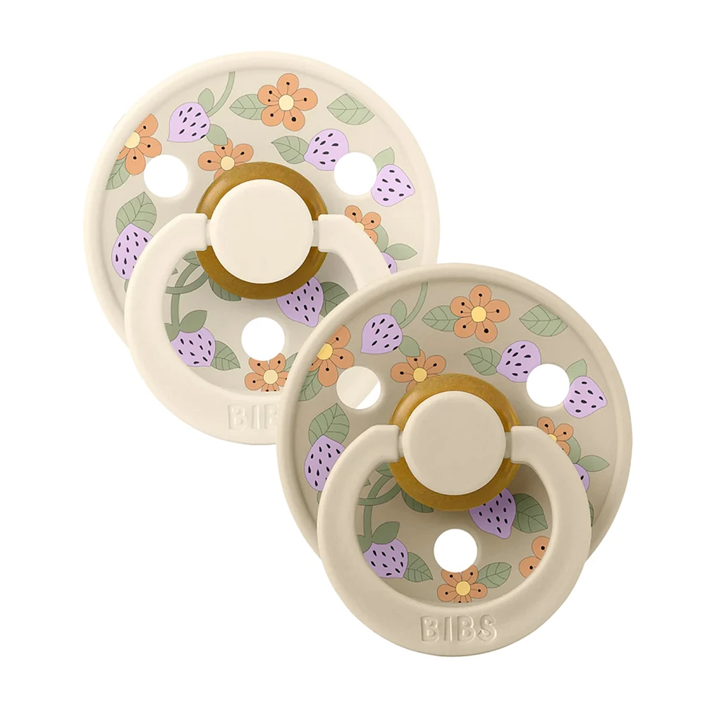Suce 0-6m Paquet de 2 - Fraises Sable (Grandeur 1)