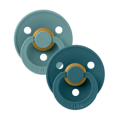 Suce Bibs 0-6mois Paquet de 2 - Island Sea/Forest Lake (Grandeur 1)