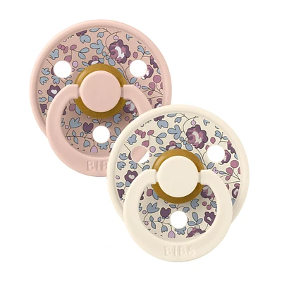 LIBERTY Pacifier Bibs 6-18m Set of 2 - Blush Mix (Size 2)