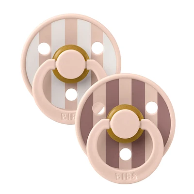 Pacifier Bibs 6-18m Set of 2 - Block Blush Mix (Size 2)