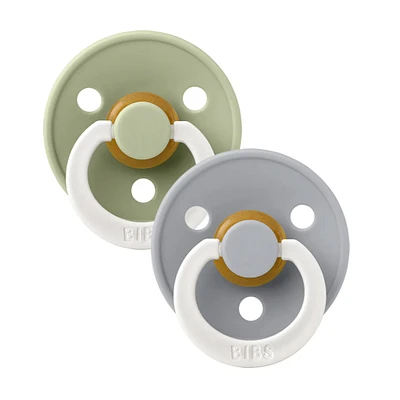 Pacifier Bibs 6-18m Set of 2 - Glow Sage (Size 2)