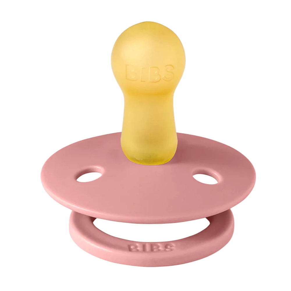 Pacifier Bibs 6-18m Set of 2 - Dusty Pink/Elderberry (Size 2)