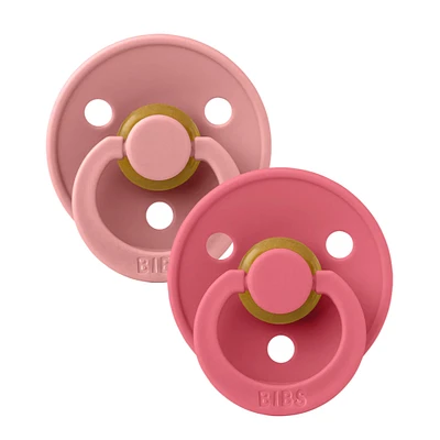 Suce Bibs 6-18mois Paquet de 2 - Rose / Corail (Grandeur 2)