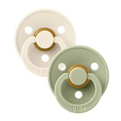 Suce Bibs 18-36mois Paquet de 2 - Ivoire / Sauge (Grandeur 3)